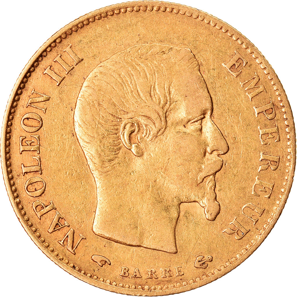 Coin, France, Napoleon III, Napoléon III, 10 Francs, 1858, Paris, EF(40-45)
