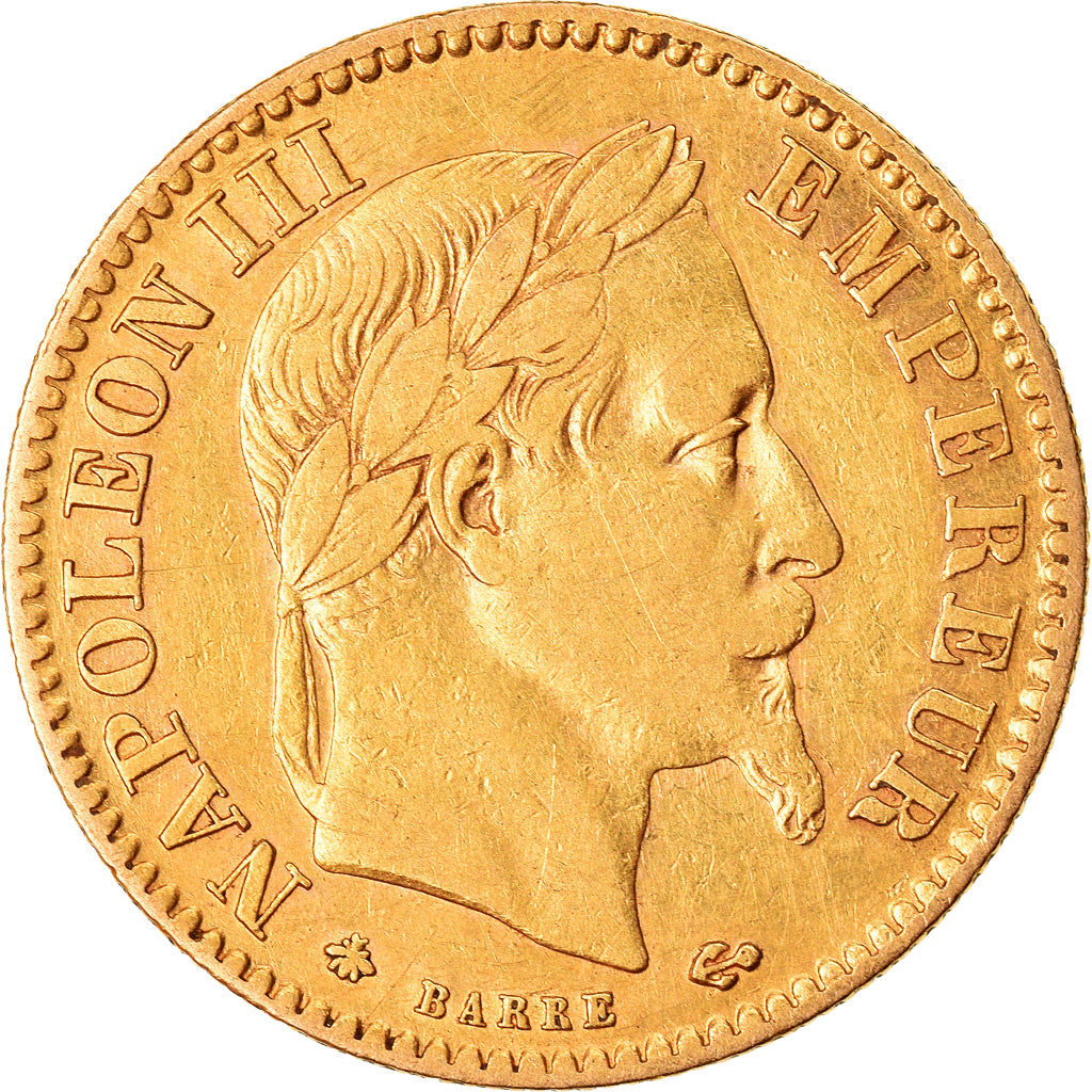 Coin, France, Napoleon III, Napoléon III, 10 Francs, 1863, Paris, EF(40-45)