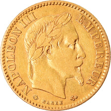 Coin, France, Napoleon III, Napoléon III, 10 Francs, 1863, Paris, EF(40-45)