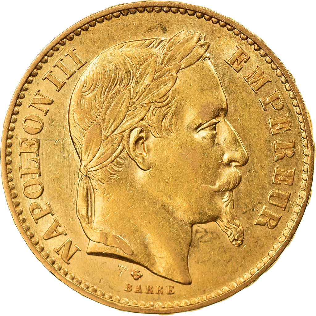 Coin, France, Napoleon III, Napoléon III, 20 Francs, 1870, Strasbourg
