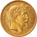 Munten, Frankrijk, Napoleon III, 20 Francs, 1865, Paris, ZF+, Goud, KM:801.1