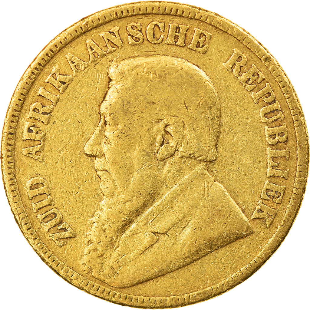 Moneta, Sudafrica, Pond, Een, 1894, MB, Oro, KM:10.2