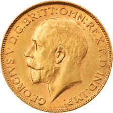 Münze, Südafrika, George V, Sovereign, 1925, Pretoria, VZ, Gold, KM:21