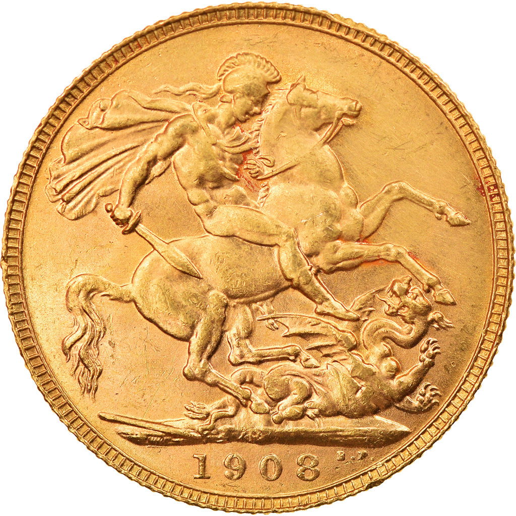 Monnaie, Australie, Edward VII, Sovereign, 1908, Perth, SUP+, Or, KM:15