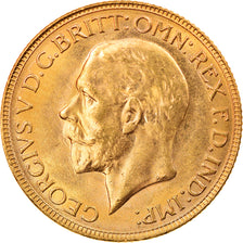 Coin, Australia, George V, Sovereign, 1931, Perth, MS(63), Gold, KM:32