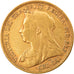 Coin, Australia, Victoria, Sovereign, 1897, Sydney, EF(40-45), Gold, KM:13