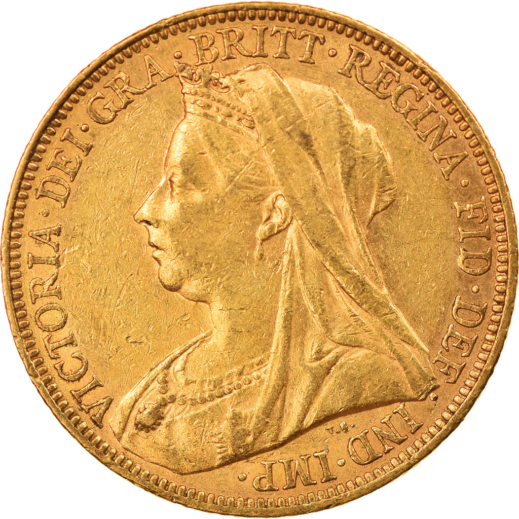 Coin, Australia, Victoria, Sovereign, 1900, Sydney, AU(50-53), Gold, KM:13
