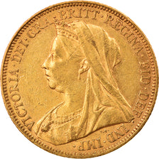 Coin, Australia, Victoria, Sovereign, 1900, Sydney, AU(50-53), Gold, KM:13