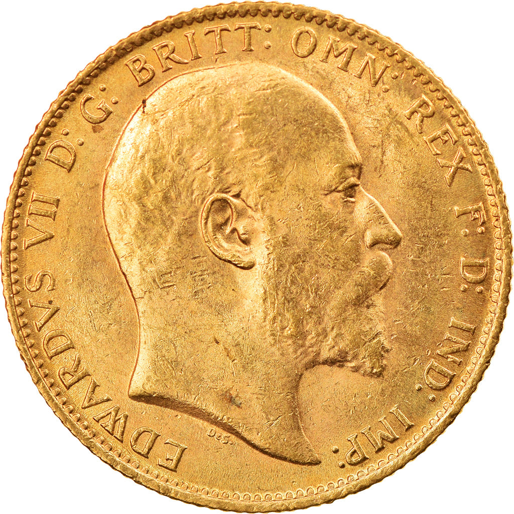 Monnaie, Australie, Edward VII, Sovereign, 1910, Sydney, SUP+, Or, KM:15