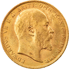 Monnaie, Australie, Edward VII, Sovereign, 1910, Sydney, SUP+, Or, KM:15