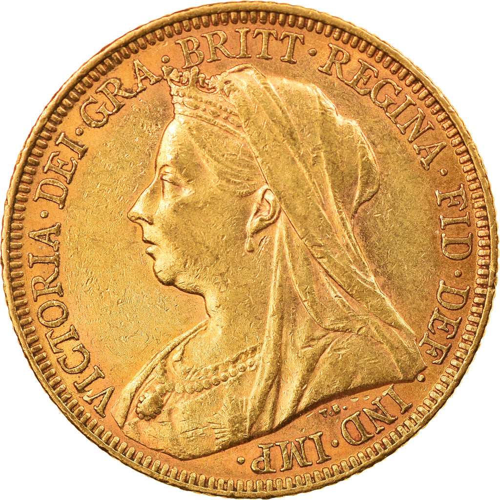 Monnaie, Australie, Victoria, Sovereign, 1896, Melbourne, TTB+, Or, KM:13
