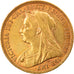 Monnaie, Australie, Victoria, Sovereign, 1896, Melbourne, TTB+, Or, KM:13