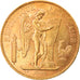 Coin, France, Génie, 100 Francs, 1908, Paris, AU(50-53), Gold, KM:858