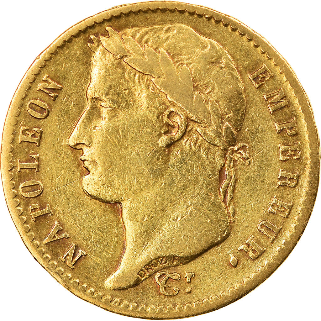Monnaie, France, Napoléon I, 20 Francs, 1813, Paris, TTB, Or, Gadoury:1025