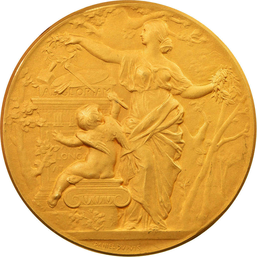 Francia, medalla, société des artistes français, Arts & Culture, 1904, Daniel