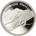 Coin, France, Alpine skiing, 100 Francs, 1989, Proof, MS(64), Silver, KM:971