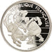 Coin, France, Hockey players, 100 Francs, 1991, Albertville 92, MS(64), Silver