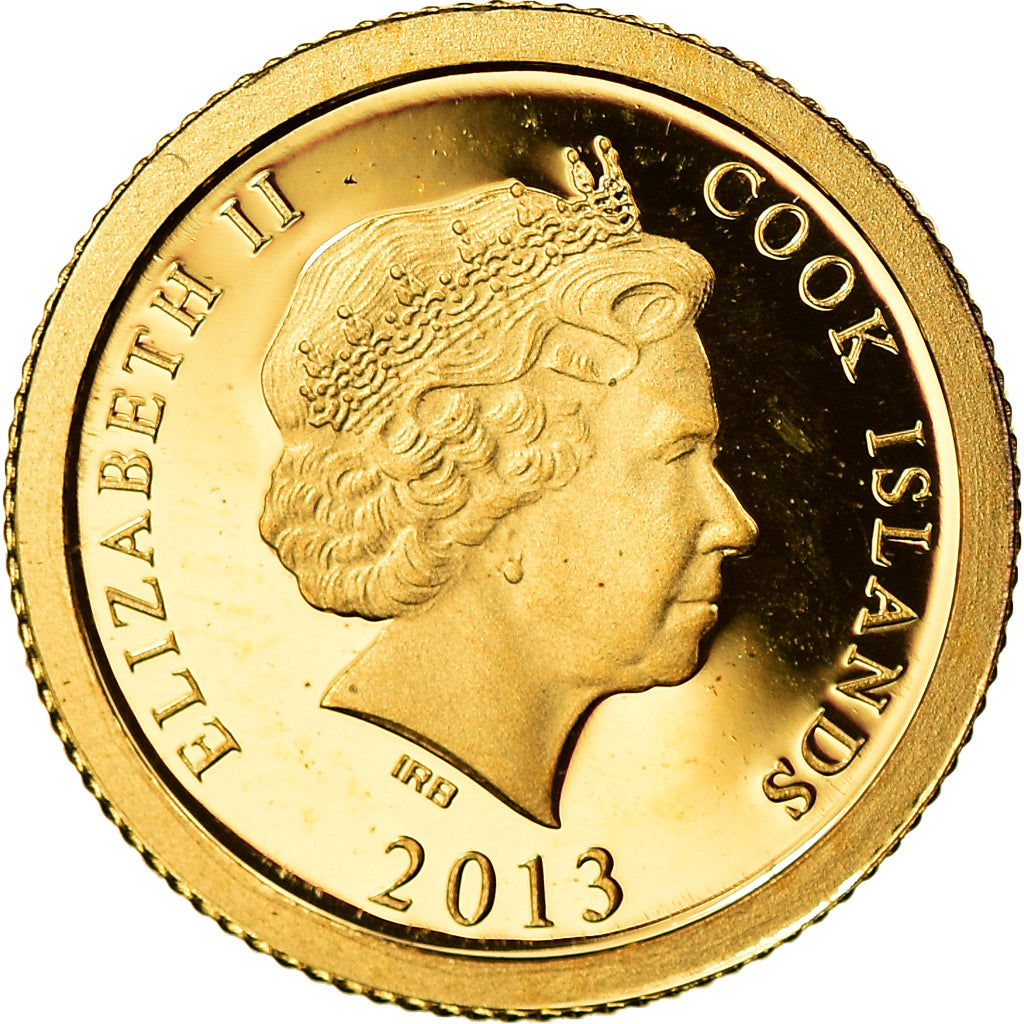Coin, Cook Islands, 5 Dollars, 2013, Franklin Mint, Vincent Van Gogh, MS(65-70)