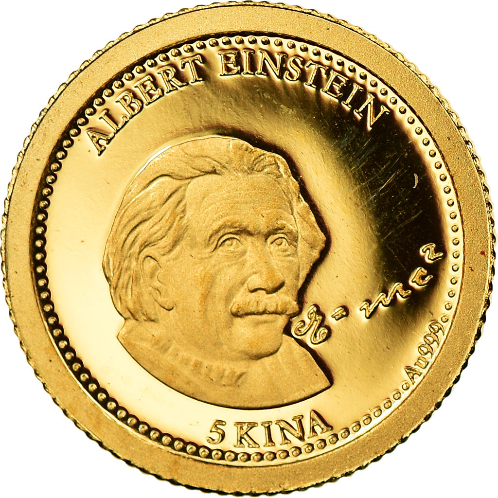 Coin, Papua New Guinea, 5 Kina, 2013, MS(65-70), Gold