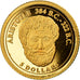 Coin, Cook Islands, Aristotle, 5 Dollars, 2008, MS(65-70), Gold