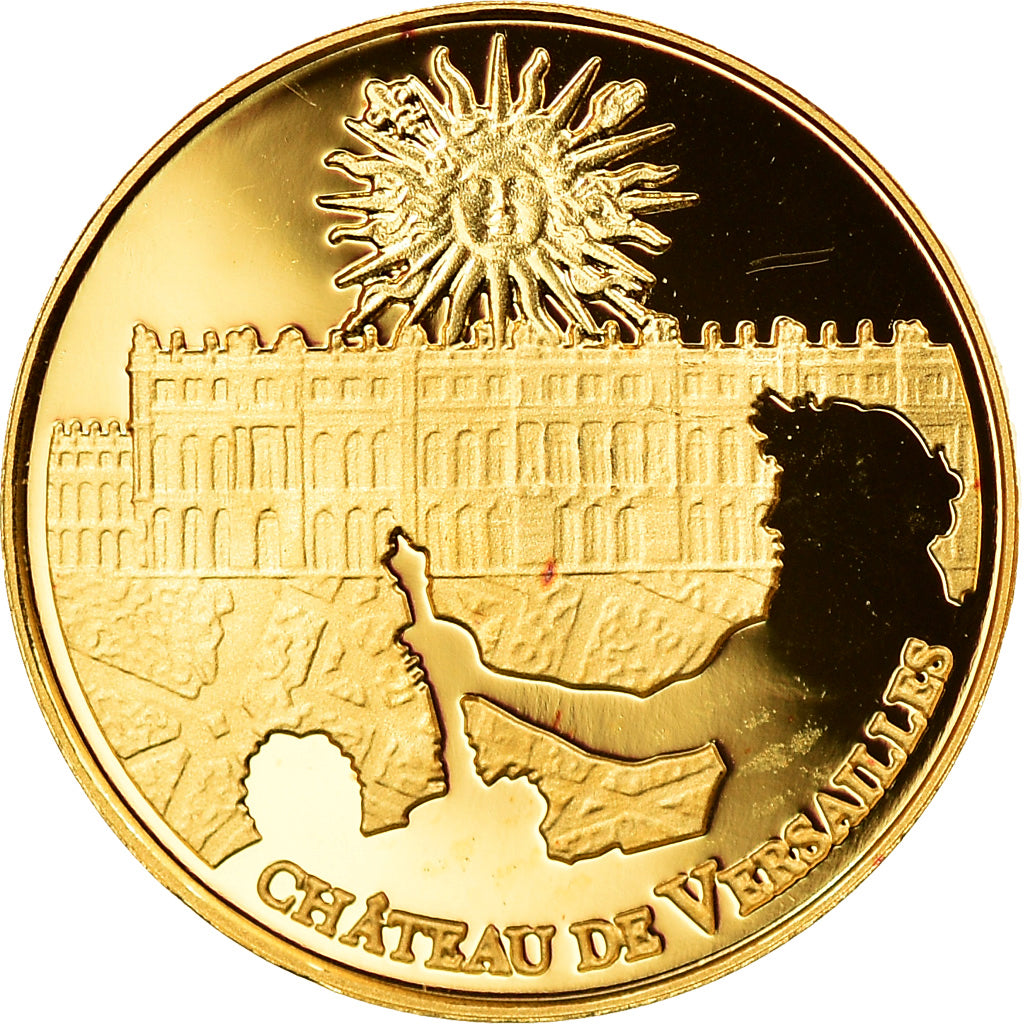 France, Château de Versailles, 5 Euro, 2011, Paris, MS(65-70), Gold, KM:1810