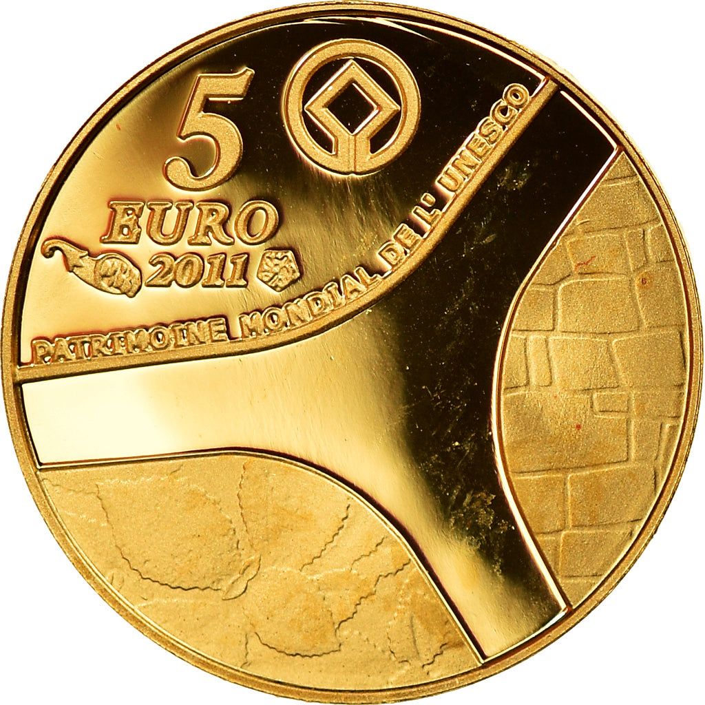 France, Château de Versailles, 5 Euro, 2011, Paris, MS(65-70), Gold, KM:1810