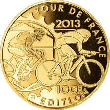 France, 5 Euros, 2013, Paris, MS(65-70), Gold, KM:New