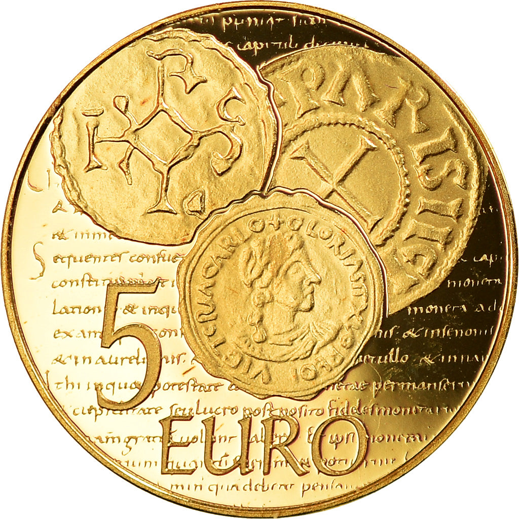 France, 5 Euro, Semeuse, 2014, Paris, BE, MS(65-70), Gold