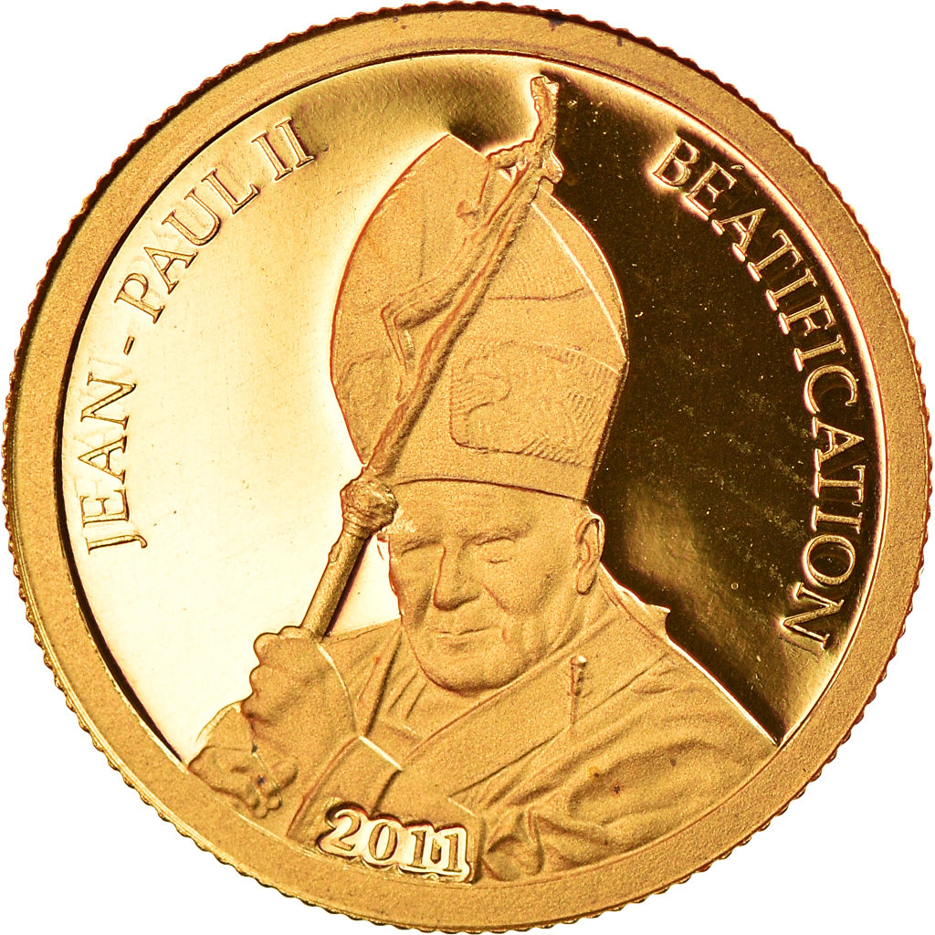 Moneta, Benin, 1500 Francs CFA, 2011, MS(65-70), Złoto