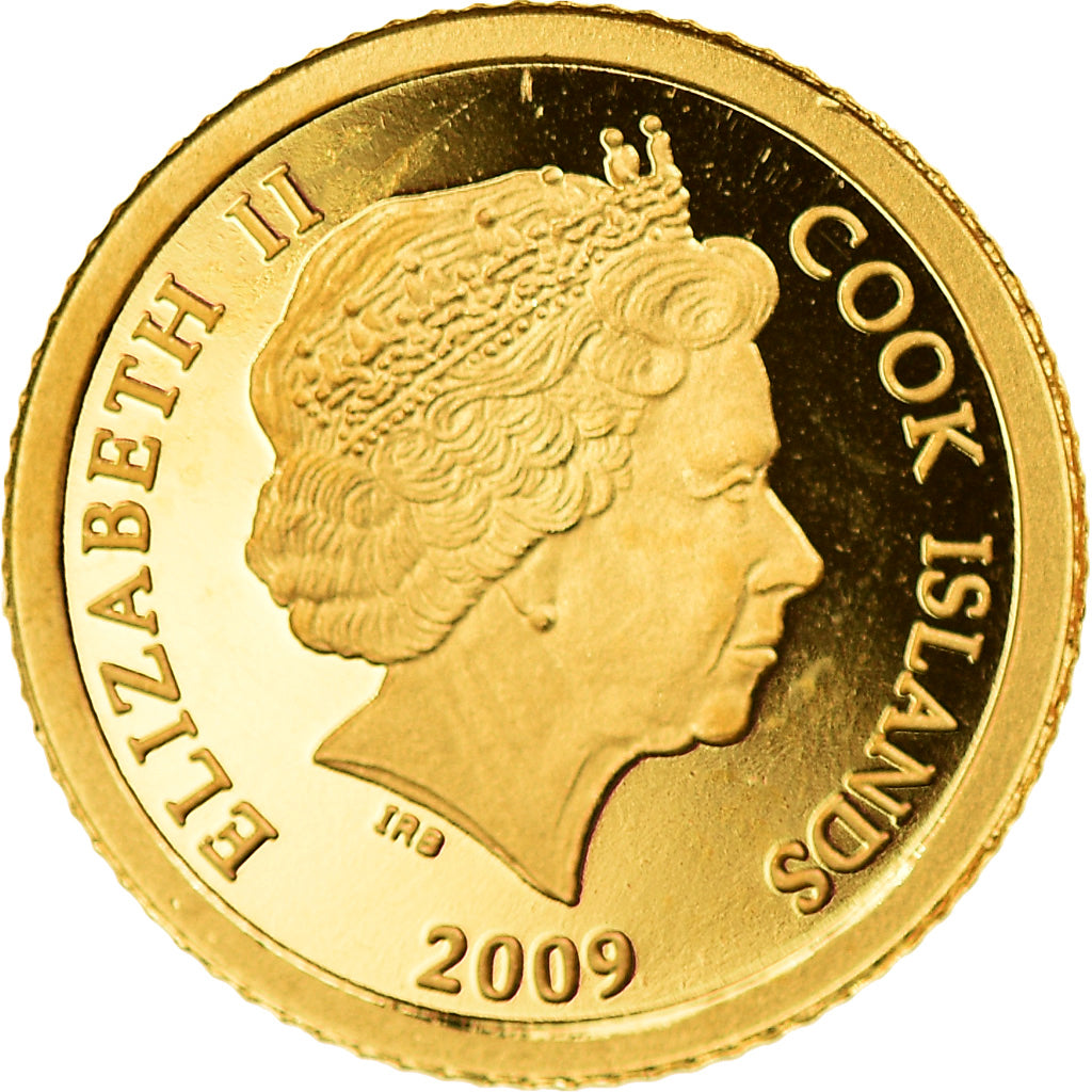 Coin, Cook Islands, Helios, 5 Dollars, 2009, MS(65-70), Gold