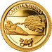 Moneda, Liberia, 12 Dollars, 2010, FDC, Oro