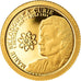 Coin, Samoa, Marie Curie, Dollar, 2009, MS(65-70), Gold