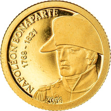 Coin, Gabon, 1000 Francs, 2014, MS(65-70), Gold