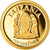 Moneda, Tanzania, 1500 shillings, 2014, FDC, Oro, KM:62