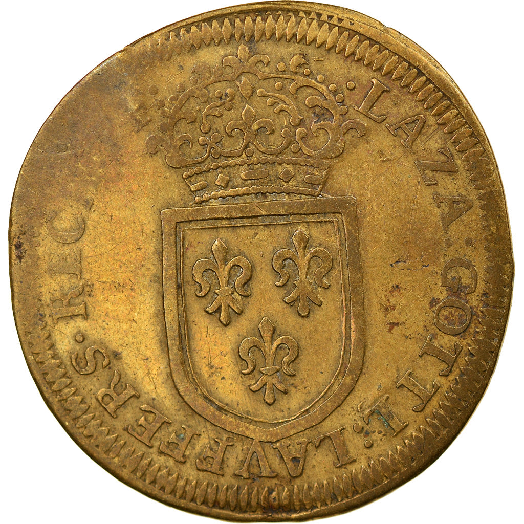 France, Token, Royal, Louis XIV, XVIIth Century, VF(30-35), Brass