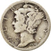 Moneda, Estados Unidos, Mercury Dime, Dime, 1928, U.S. Mint, San Francisco, BC+