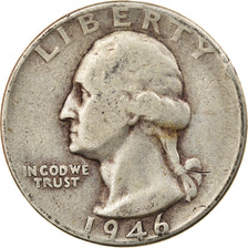 Coin, United States, Washington Quarter, Quarter, 1946, U.S. Mint, Philadelphia