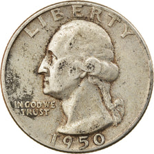 Coin, United States, Washington Quarter, Quarter, 1950, U.S. Mint, Denver
