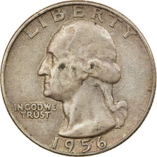 Coin, United States, Washington Quarter, Quarter, 1956, U.S. Mint, Denver