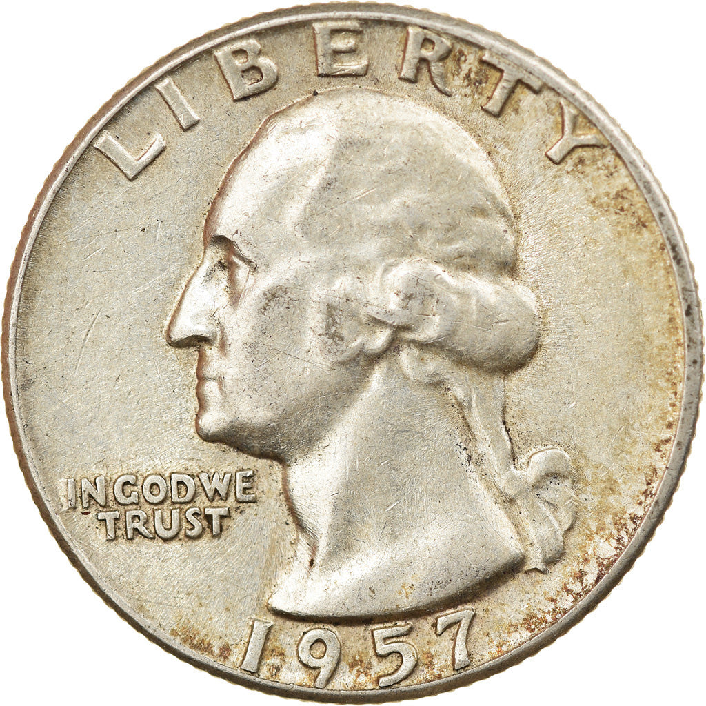 Monnaie, États-Unis, Washington Quarter, Quarter, 1957, U.S. Mint