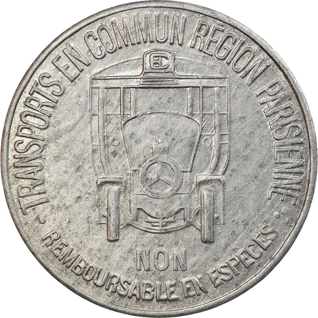 Frankreich, Token, 35 Centimes, Transports en Commun, Paris, 1921, SS+