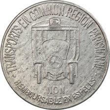 Frankreich, Token, 35 Centimes, Transports en Commun, Paris, 1921, SS+