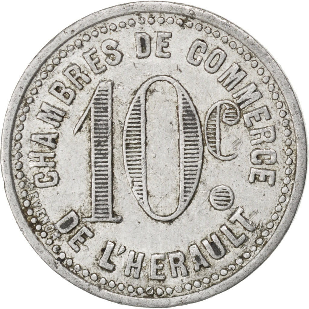 France, 10 Centimes, EF(40-45), Aluminium, Elie #15.5, 1.34