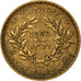 Coin, Tunisia, Anonymous, 50 Centimes, 1933, Paris, EF(40-45), Aluminum-Bronze