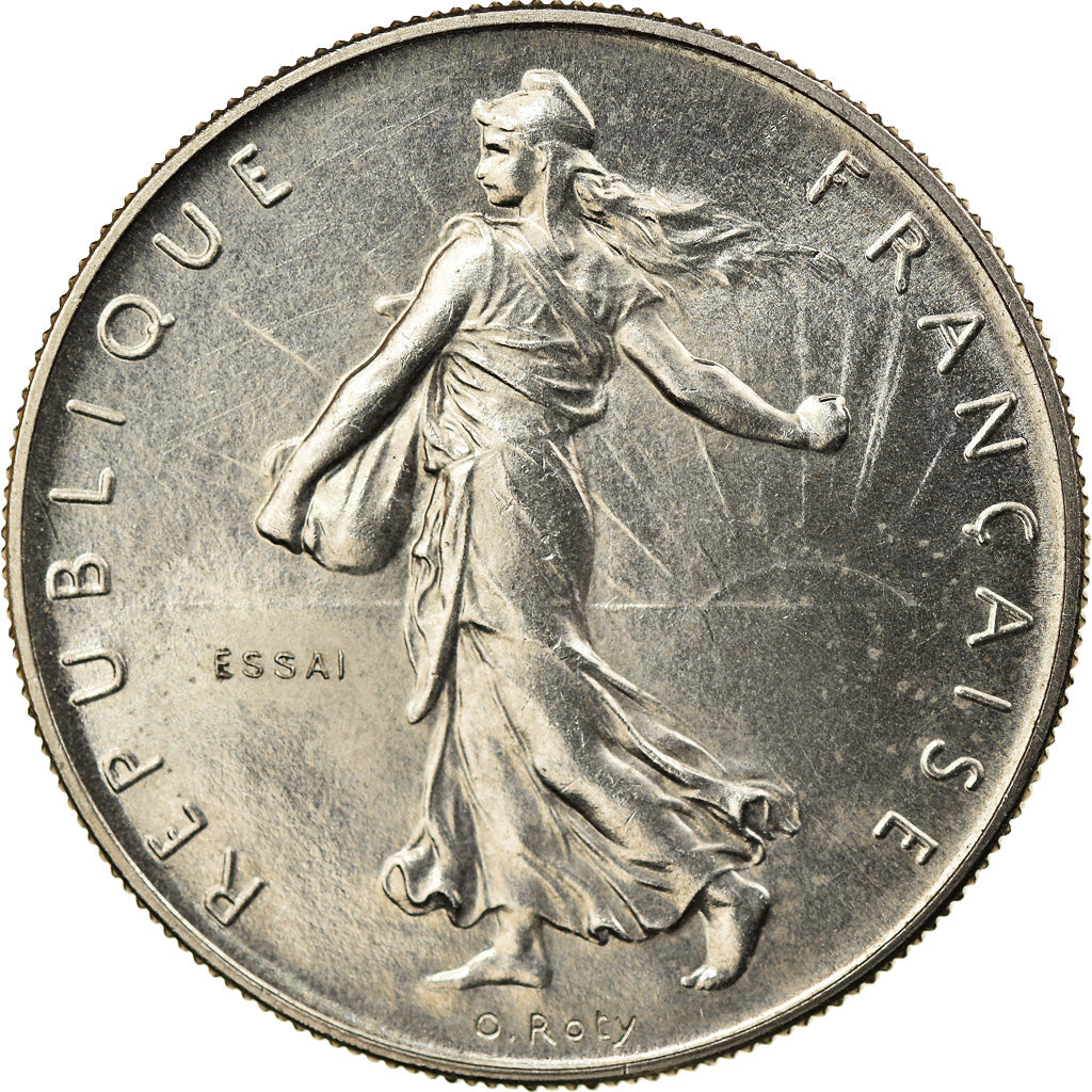 Coin, France, Semeuse, Franc, 1959, Paris, ESSAI, MS(63), Nickel, KM:E98