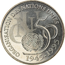Coin, France, 5 Francs, 1995, Paris, ONU, MS(63), Cupro-nickel, Gadoury:776