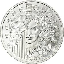 Coin, France, 6.55957 Francs, 2001, MS(64), Silver, KM:1265.2, Gadoury:C298
