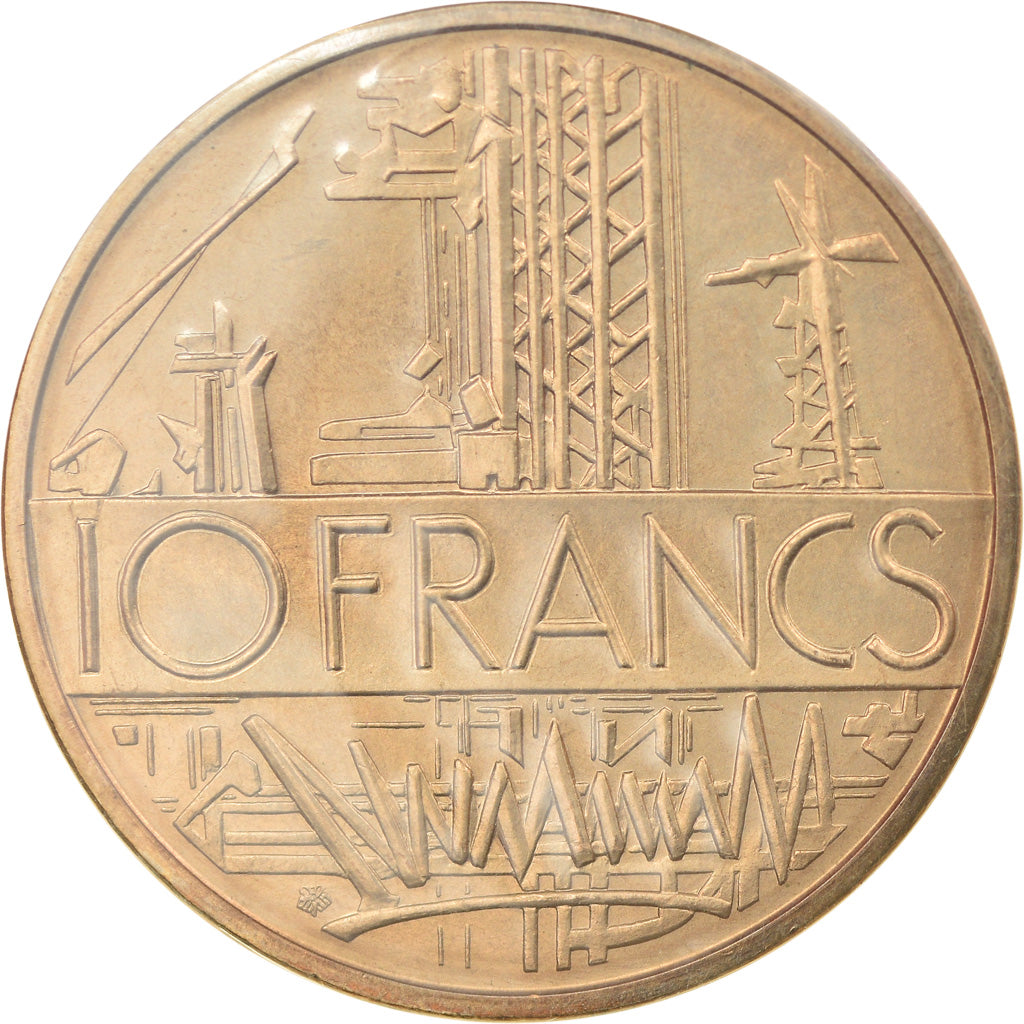 Coin, France, Mathieu, 10 Francs, 1980, Paris, FDC, MS(65-70), Nickel-brass