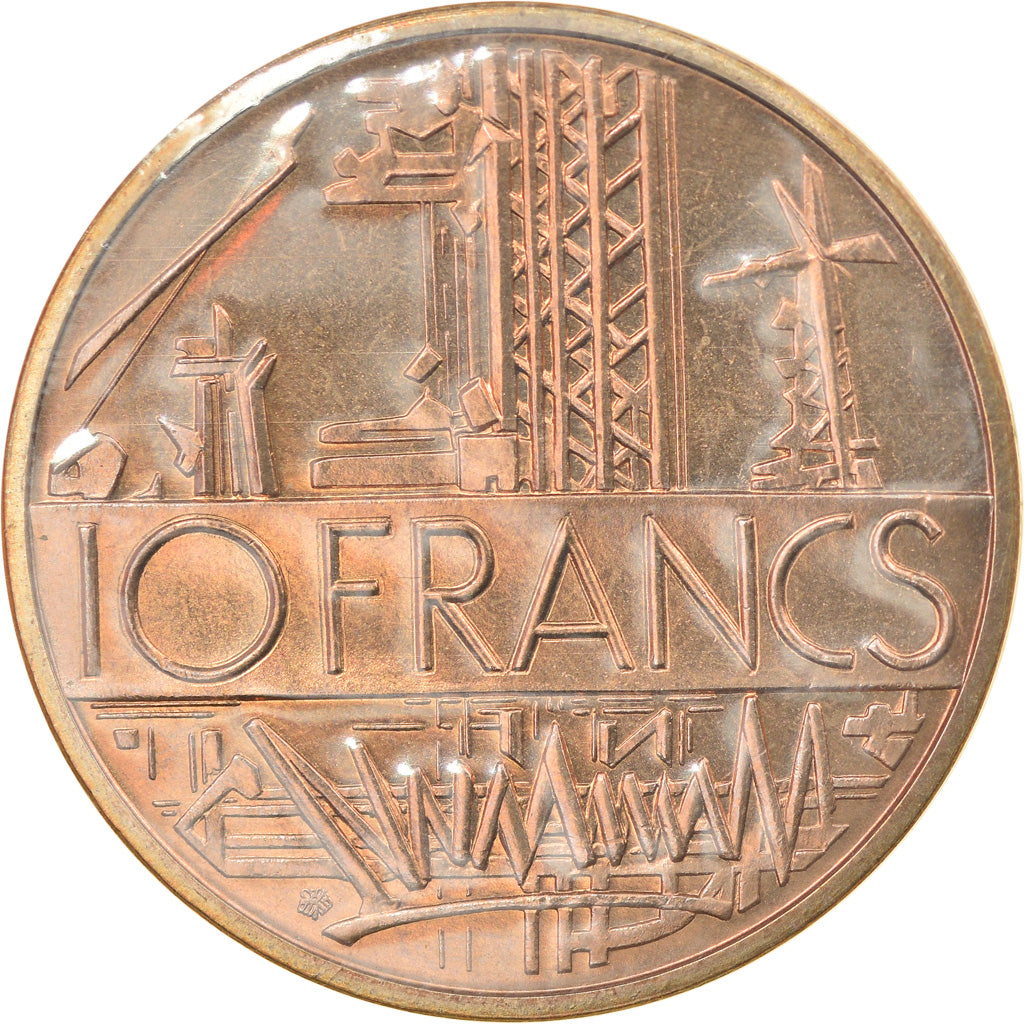 Coin, France, Mathieu, 10 Francs, 1983, Paris, FDC, MS(65-70), Nickel-brass