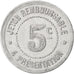 France, 5 Centimes, 1922, EF(40-45), Aluminium, Elie #20.4, 0.84